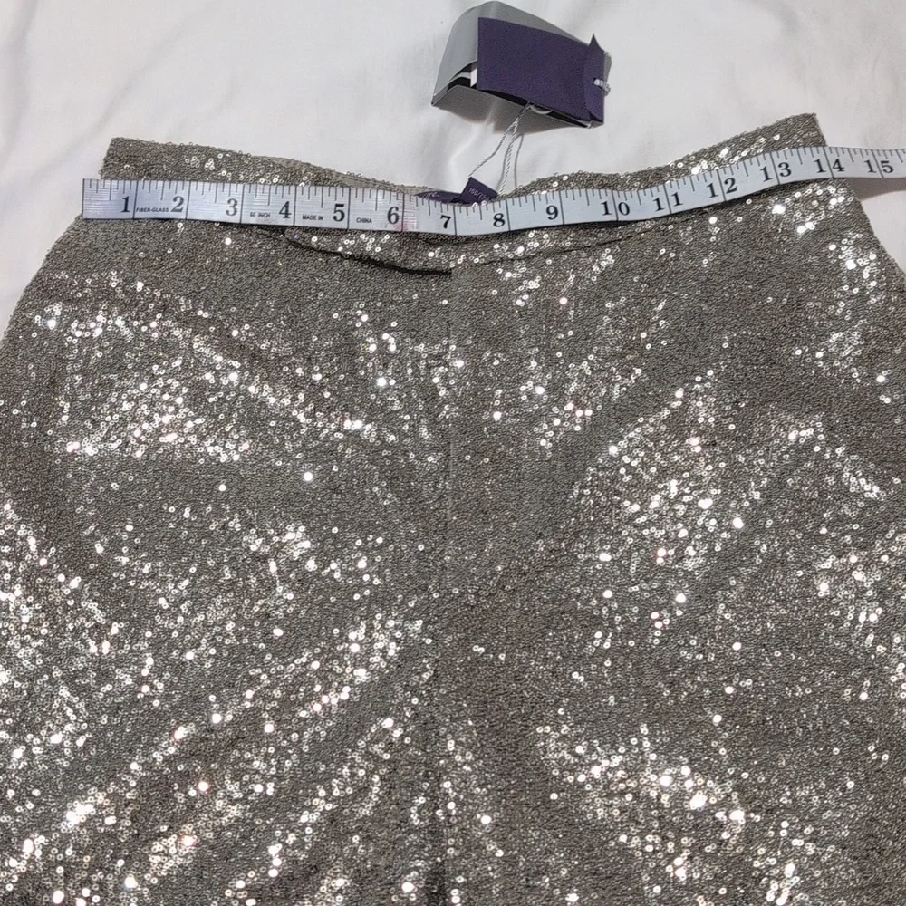 Welles Embellished Wide-Leg Pant. Ralph Lauren Collection - Picture 9 of 12